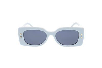 Shop Dior Eyewear Square Frame Sunglasses In Blue