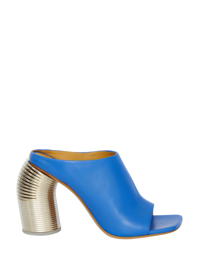 Shop Off-white Spring Heel Mules In Light Blue