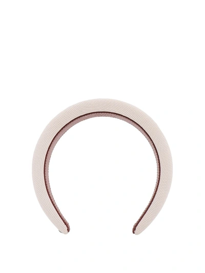 Shop Burberry Hair Band In White