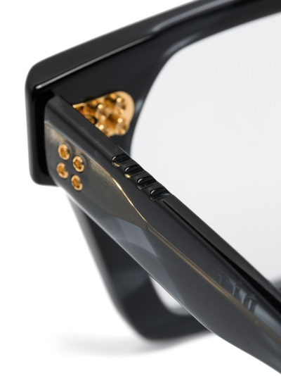 Dita Eyewear Venzyn Square-frame Glasses In Schwarz