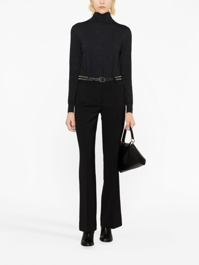 P.a.r.o.s.h High-neck Knit Jumper In Grey