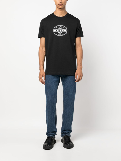 Apc Indigo Blue Cotton Straight-leg Jeans In Blue