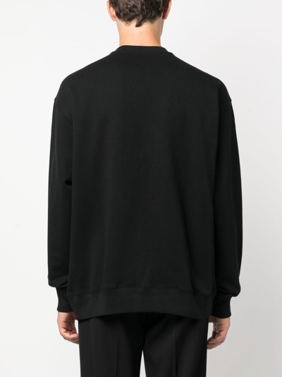 Shop Moschino Teddy Bear-print Sweatshirt In Black