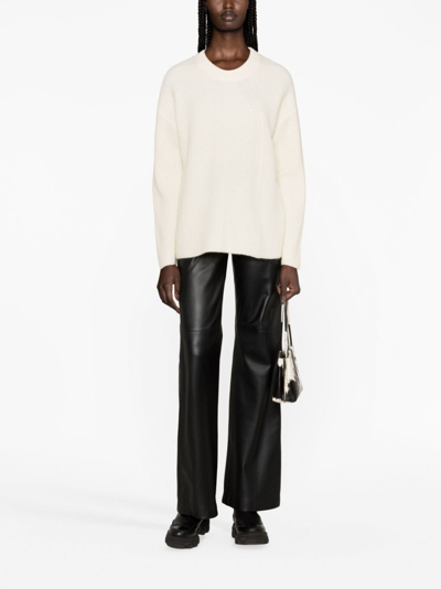 P.a.r.o.s.h Cashmere Round-neck Jumper In Neutrals