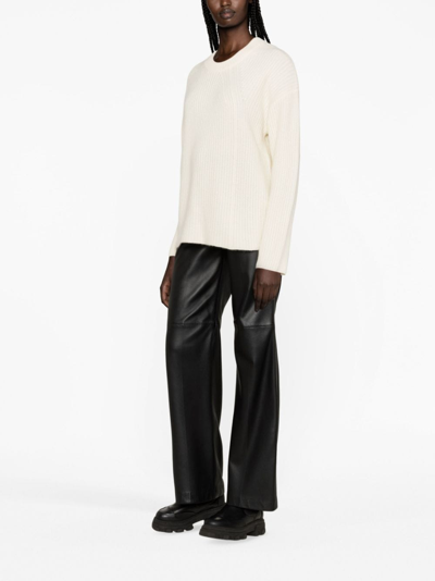 P.a.r.o.s.h Cashmere Round-neck Jumper In Neutrals