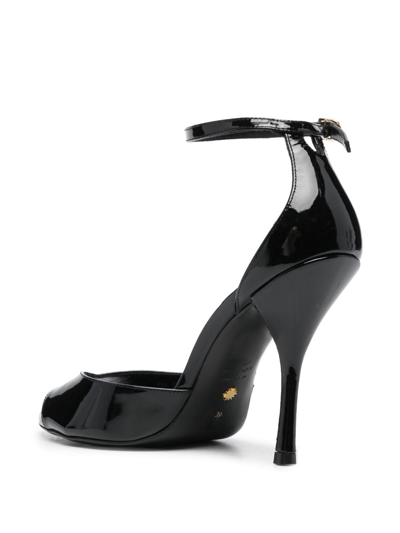Stuart Weitzman Nudist Point Pump Sandals In Black
