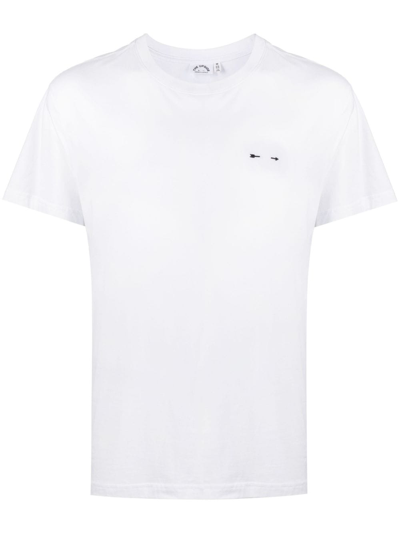 Shop The Upside Newman Organic Cotton T-shirt In White