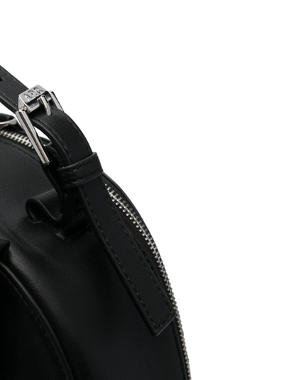 Apc Logo-stamp Faux-leather Backpack In Black
