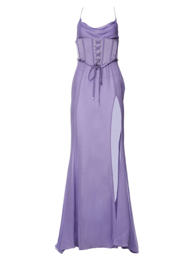 Shop Retroféte Women's Larissa Gown In Dusty Lilac