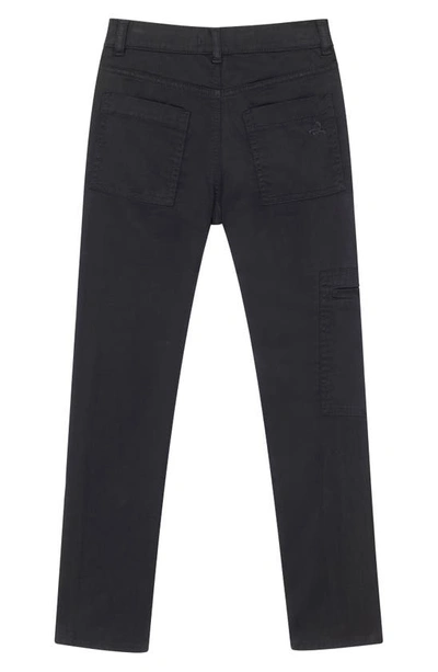 Shop Dl1961 Kids' Brady Slim Fit Jeans In Black Cargo
