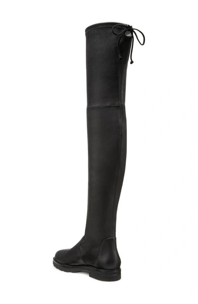 Stuart Weitzman City Lug Over The Knee Boot In Black
