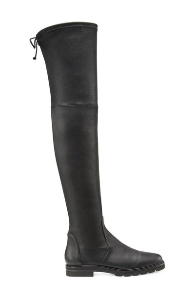 Stuart Weitzman City Lug Over The Knee Boot In Black