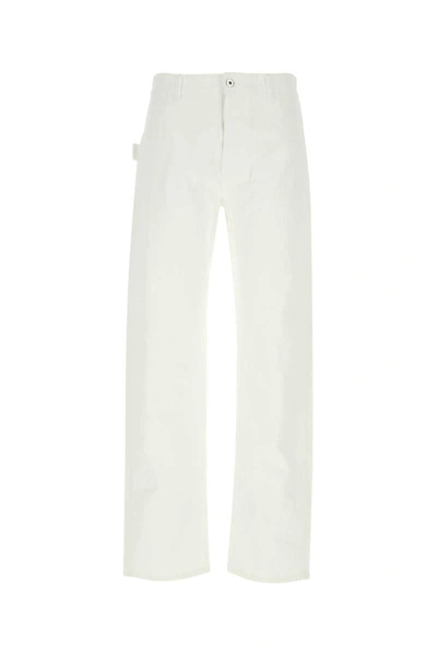 Shop Bottega Veneta Jeans In White