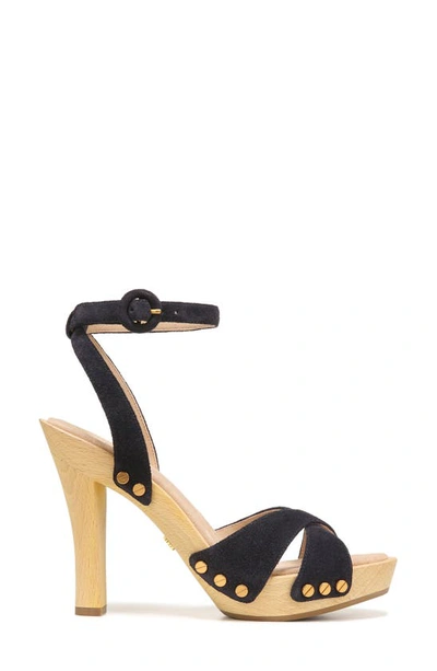 Veronica Beard Lamont Platform Ankle Strap Sandal In Eclipse