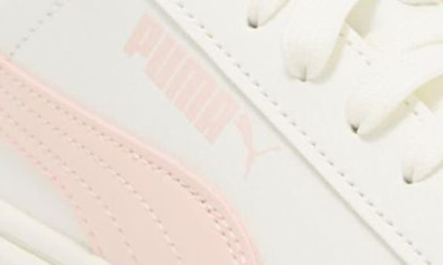 Puma Smash V3 Platform Sneaker In Warm White-rose Dust