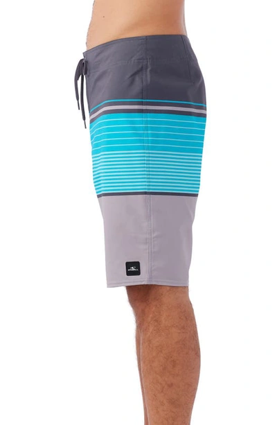 O'neill Lennox Stripe Board Shorts In Graphite