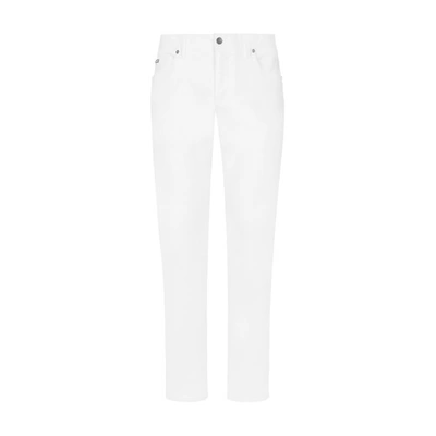 Shop Dolce & Gabbana Regular Stretch Jeans In Combined_colour