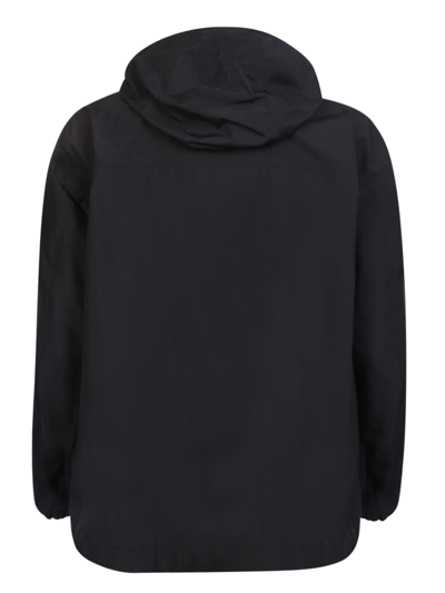 Shop Dolce & Gabbana Essentials Hooded Jacket In Black