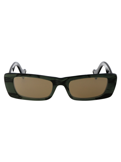 Shop Gucci Gg0516s Sunglasses In 014 Gold Gold Green