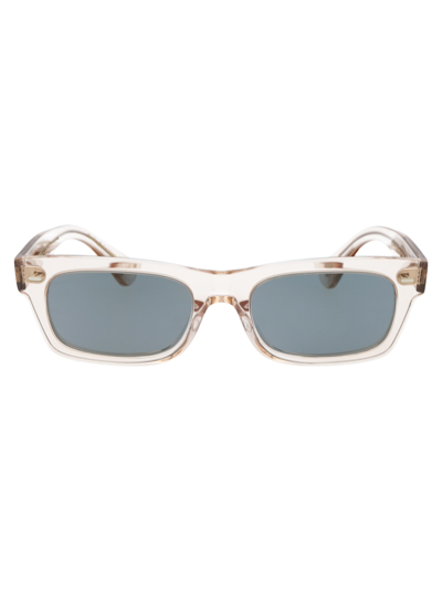 Shop Oliver Peoples Boudreau L.a Sunglasses In 1743r8 Cherry Blossom