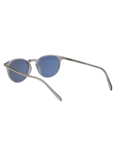 Shop Oliver Peoples Riley Sun Sunglasses In 1132r8 Workman Grey