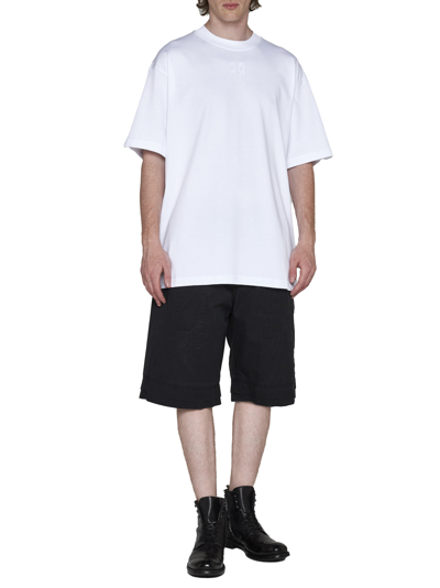 Shop 44 Label Group T-shirt In White + 44 Solid Black