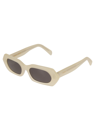 Shop Celine Jelly Frame Oval Lens Sunglasses In N/a