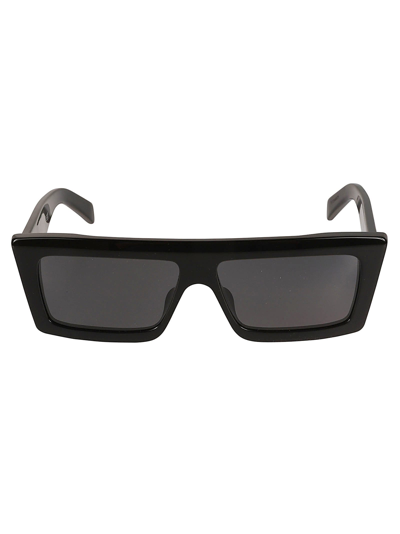 Shop Celine Flat Top Rectangular Lens Sunglasses In N/a