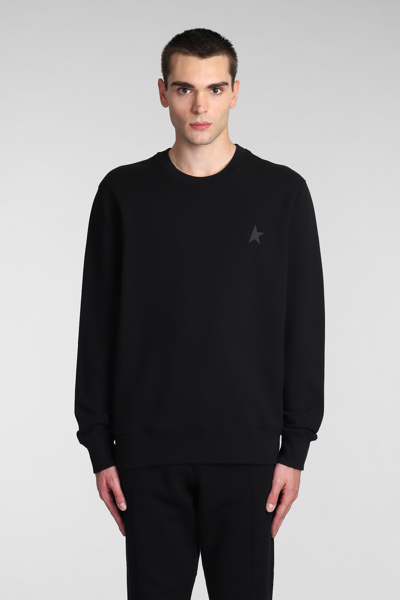 Shop Golden Goose Sweatshirt In Black Cotton