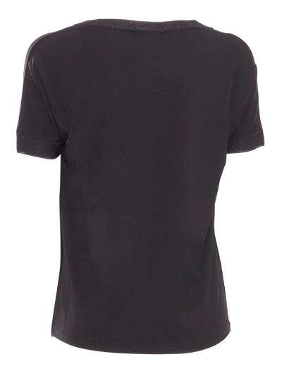 Shop Le Tricot Perugia Black T-shirt