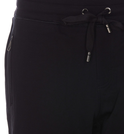 Shop Dolce & Gabbana Jogging Pants With Logo Plaque In Black