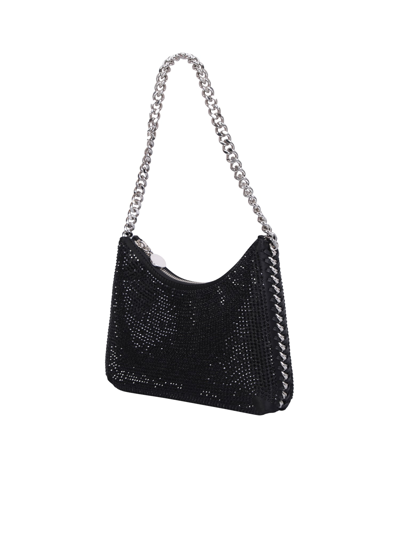 Shop Stella Mccartney Falabella Black Zip Bag
