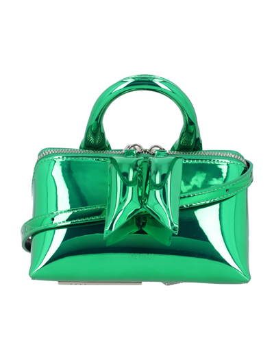 Shop Attico Friday Mini Handbag In Emerald Green