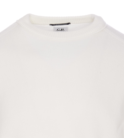 Shop C.p. Company Knit Jumper Metropolis Series In White