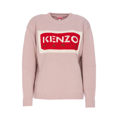 Shop Kenzo Paris Loose Sweater In Pink