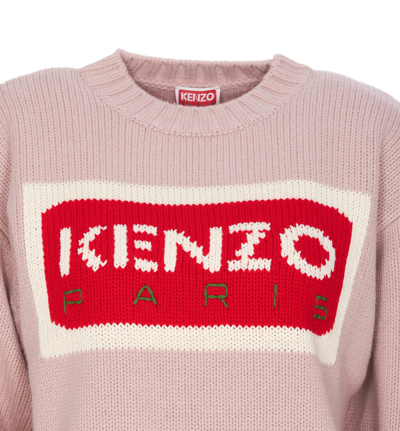 Shop Kenzo Paris Loose Sweater In Pink