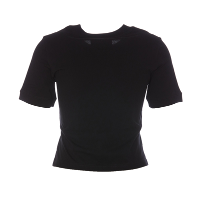 Shop Moschino Logo Teddy T-shirt In Black