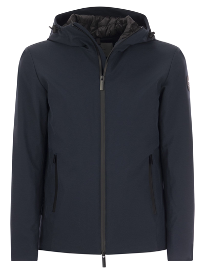 Shop Woolrich Pacific - Softshell Jacket In Blue