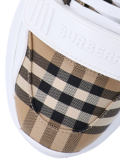 Shop Burberry Sneakers In Beige