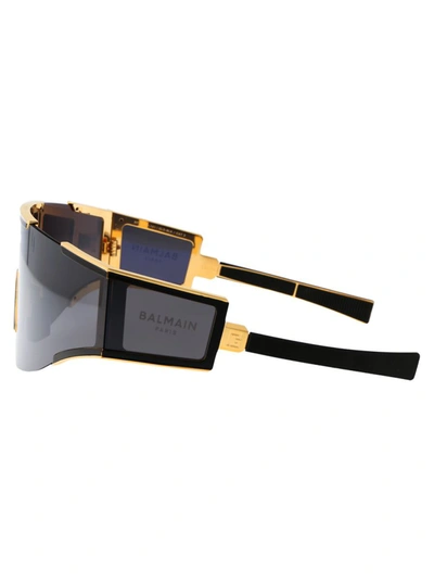 Shop Balmain Sunglasses In 138a Gld - Blk