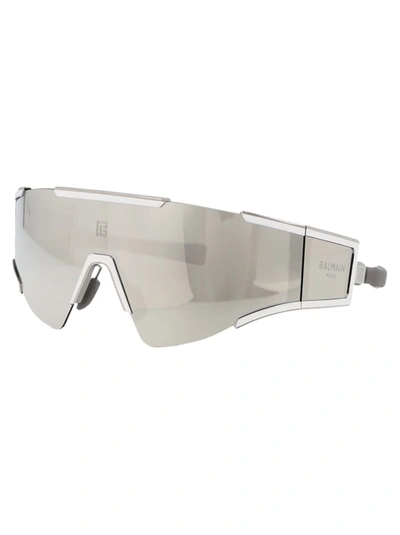 Shop Balmain Sunglasses In 138d Pld - Gry