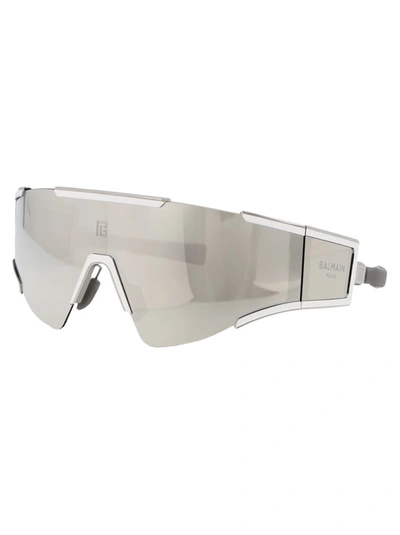 Balmain Pld Acetate Sunglasses In 138d Pld - Gry