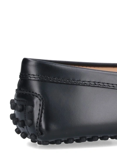 Shop Tod's Flat Shoes In Black