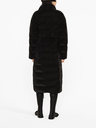 Fabiana Filippi Padded Single-breasted Coat In Black