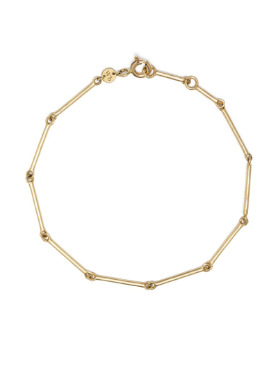We By Whitebird 14kt Yellow Gold Yasmine Small Articulated Bracelet In Gold