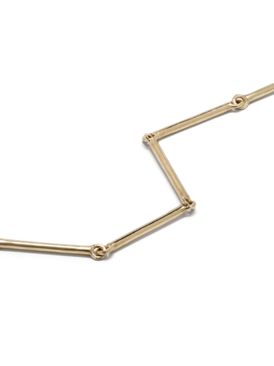 We By Whitebird 14kt Yellow Gold Yasmine Small Articulated Bracelet In Gold
