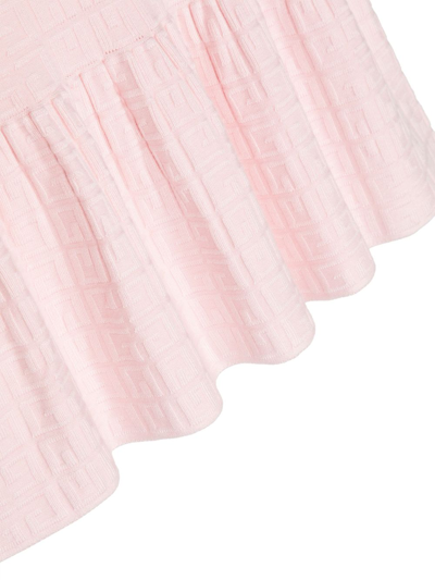 Givenchy 4g Knitted Dress In Pink