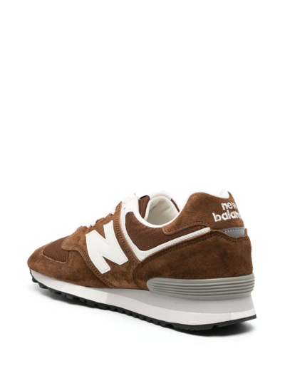 Shop New Balance Made In Uk 576 Sneakers In Brown