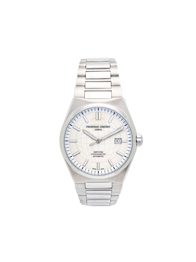 Shop Frederique Constant Highlife Automatic 45mm In Silver