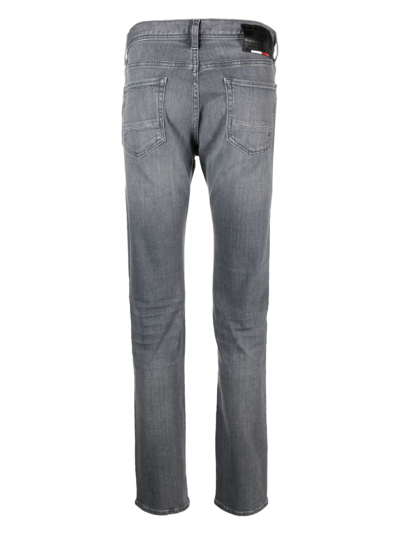 Shop Tommy Hilfiger Ryan Straight-leg Jeans In Grey